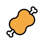 Meat On Bone SVG Icon